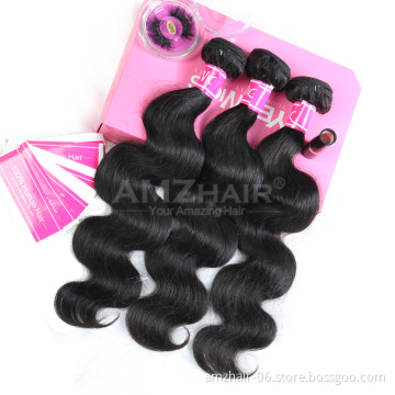 Double Weft Body Wave Real 10A Mink Brazilian Human Hair Extension Virgin Cuticle Aligned Hair 3 4 Bundles Factory Supplier